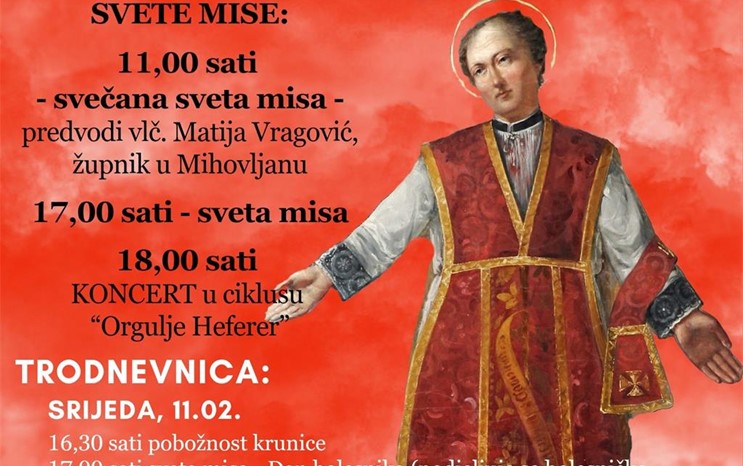 Trodnevnica uoči proslave blagdana sv. Valentina u Konjščini